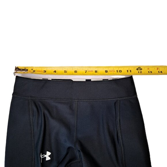 Under Armour UA Utility Girls Slider Softball Compression Shorts Black Size Med - Picture 8 of 11